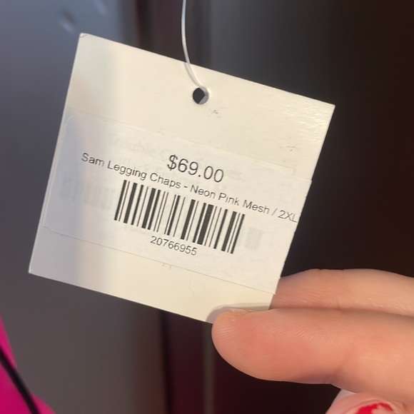 Fishnet legging chaps with buckle - Picture 5 of 5